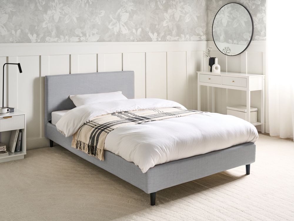 Bed Fabric FITOU 120 x 200 cm (EU Small Double) Light Grey