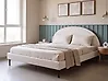 Bed Boucle MARGUT 180 x 200 cm (EU Super King) White