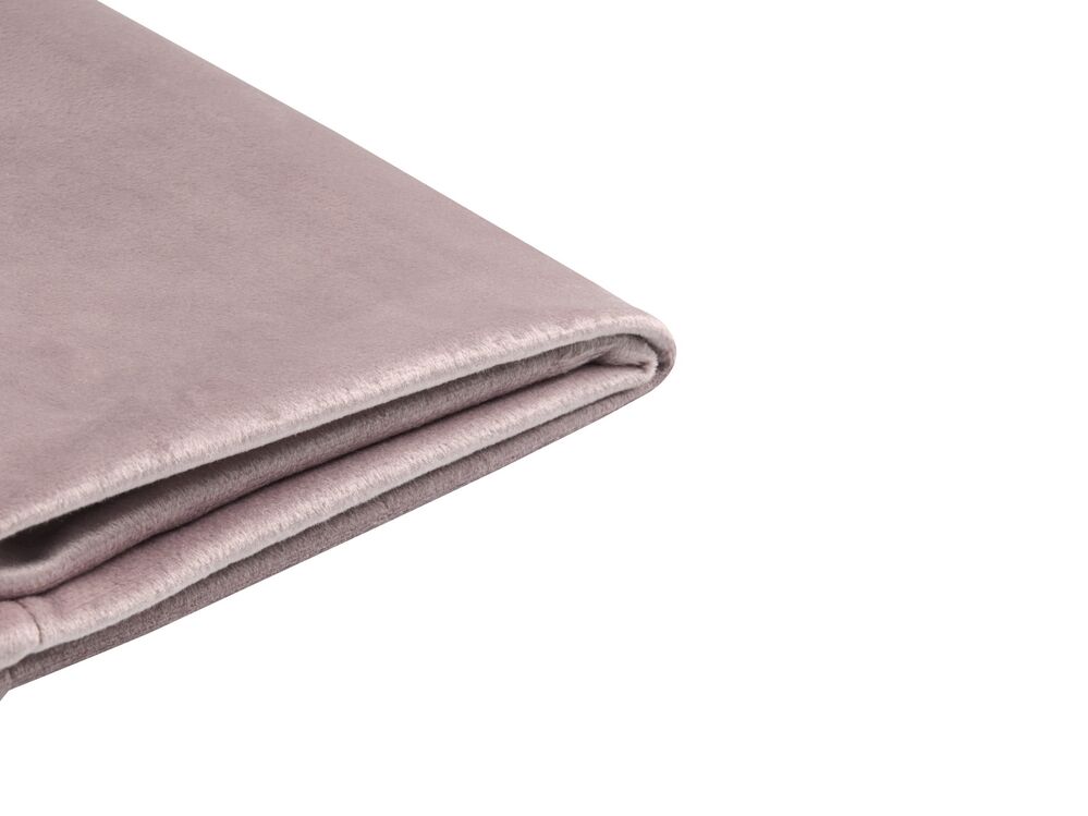 Bed Frame Cover Velvet FITOU 140 x 200 cm Pink