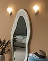 Set of 2 Wall Lamps HELME White