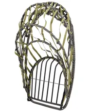 Hanging Chair with Stand GODRANO Metal Grey_1146531