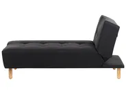 Chaise Longue ALSTEN Fabric Black_922037