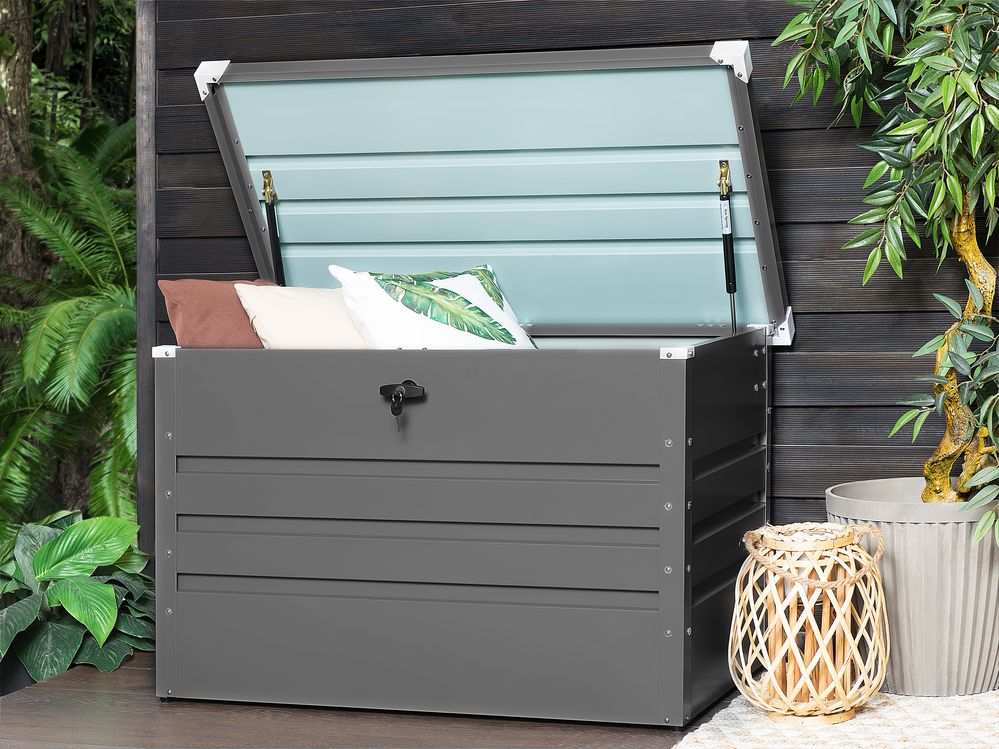 Cesta CEBROSA 100 cm 62 cm Metallo Grigio
