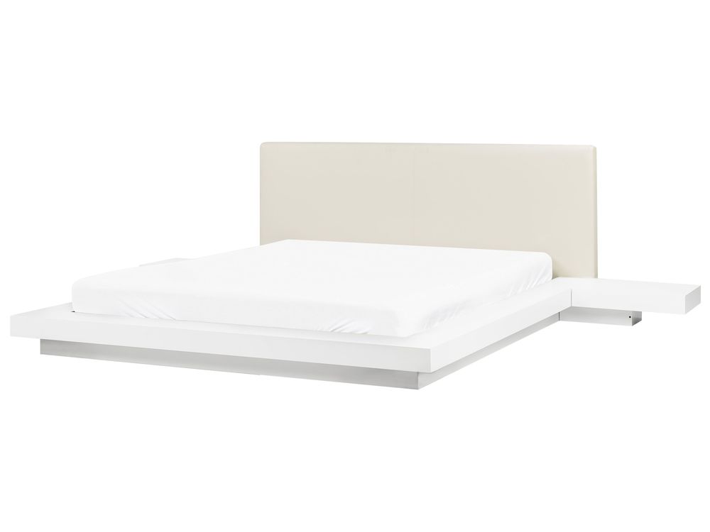 Bed ZEN 160 x 200 cm (EU King Size) White