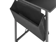 Scrivania angolare TACONY 180 cm 140 cm con contenitore Nero_1044286