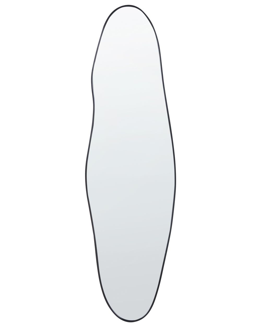 Lustro ścienne SALINS 47 cm 160 cm Metal Czarny