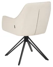 Set di 2 sedie da pranzo JODAR Tessuto Beige chiaro_945666