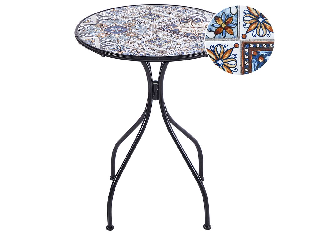 Bistrotafel CIVITA 60 cm 60 cm Metaal Zwart