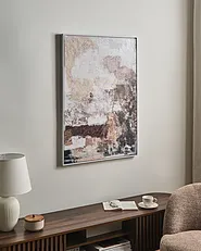 Canvas DELVIN Abstraktes Muster Braun_1160722