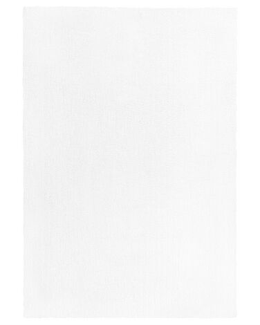 Fehér hosszú szálú szőnyeg 140 x 200 cm DEMRE