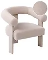 Armchair ILBRO Boucle Light Beige