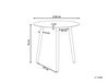 Mesa de comedor blanco/madera clara ⌀ 80 cm BOMA_821722