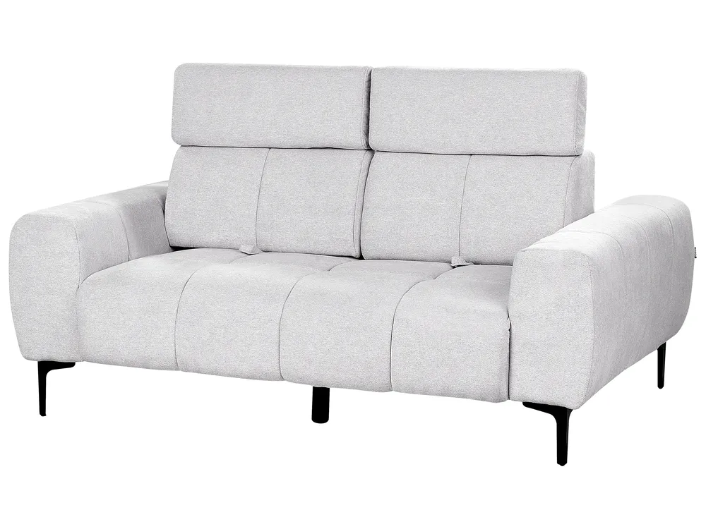 Sofa dla 2 osób VEGAMO Jasnoszary_925041