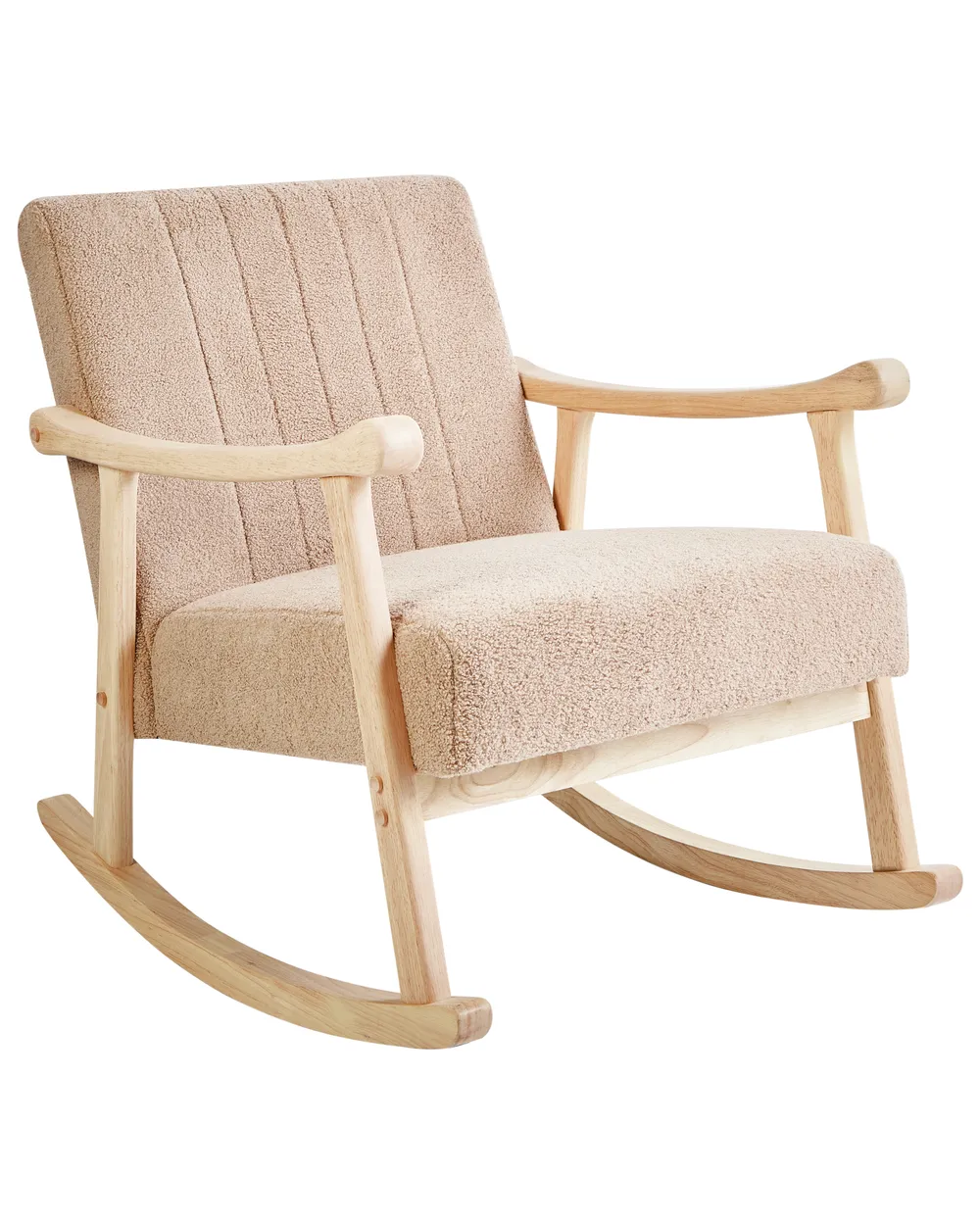 Rocking Chair LEKNES Boucle Beige_967407