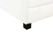 Letto da giorno con contenitore MARRAY Velluto Bianco sporco 90 x 200 cm_969804