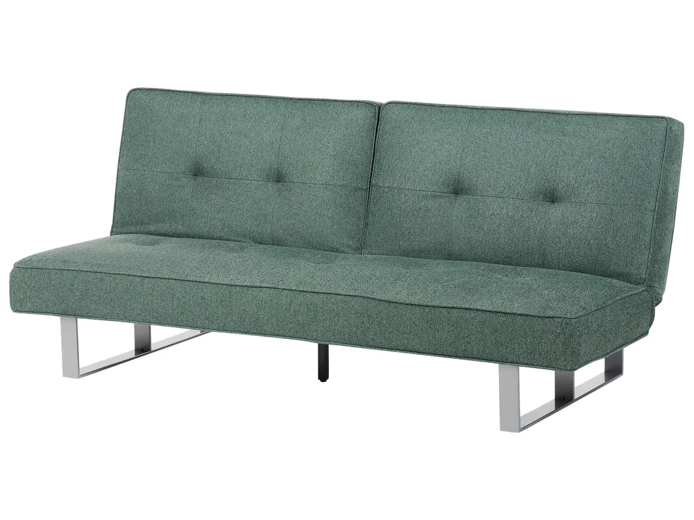 Divano letto 3 posti DUBLIN Tessuto Verde_923327