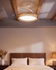 Ceiling Fan with Light OLETA with Remote LED White_1124315