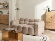 Sofa 2 Seater UTANA Boucle Beige_1057348