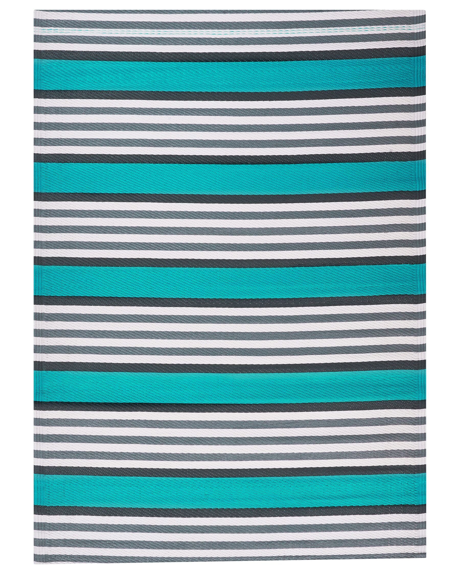 Outdoor Area Rug 120 x 180 cm Turquoise SAUGOR_935434