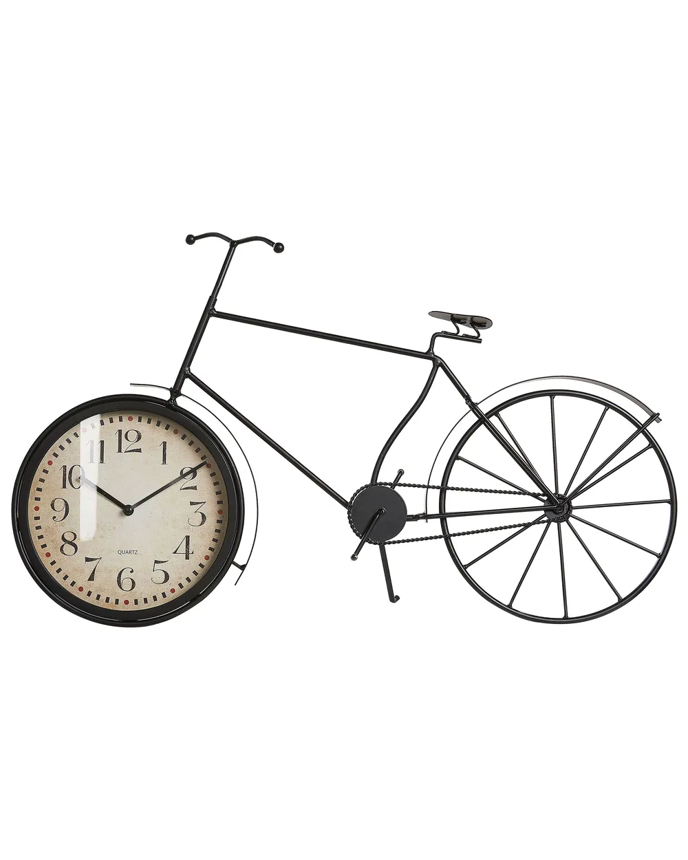 Zegar biurkowy LILLO 59 cm Metal Czarny_827756