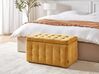 Fabric Storage Ottoman Yellow MICHIGAN_927092