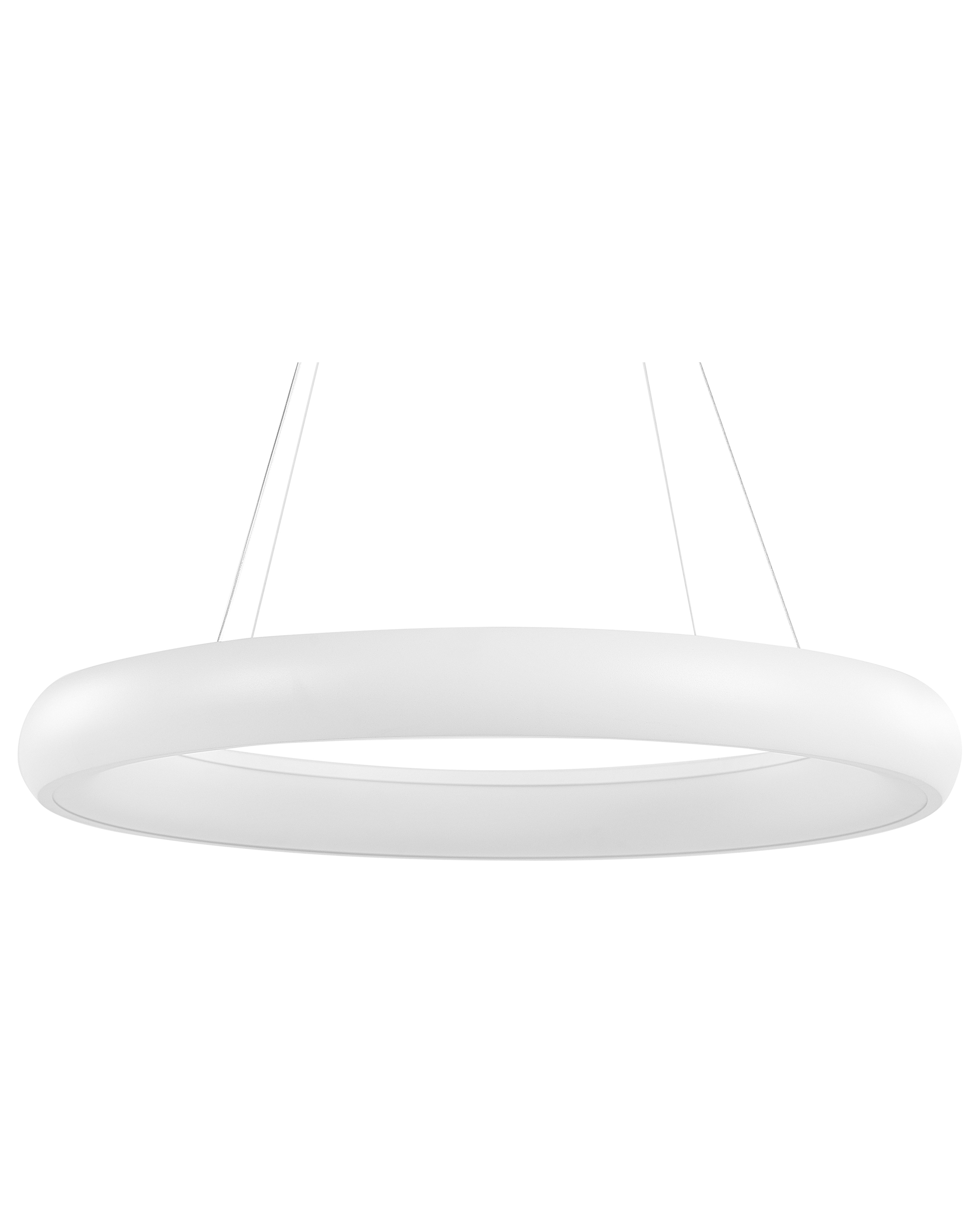 Lampa wisząca LED metalowa biała BAGO_824653
