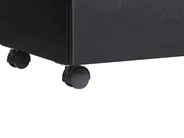 Bathroom Cabinet TERESINA with Wheels 80 cm Black_983962