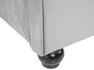 Waterbed Velvet AVALLON 160 x 200 cm (EU King Size) Grey_846779
