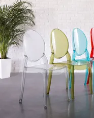 Set di 4 sedie da pranzo MERTON Trasparente_929237