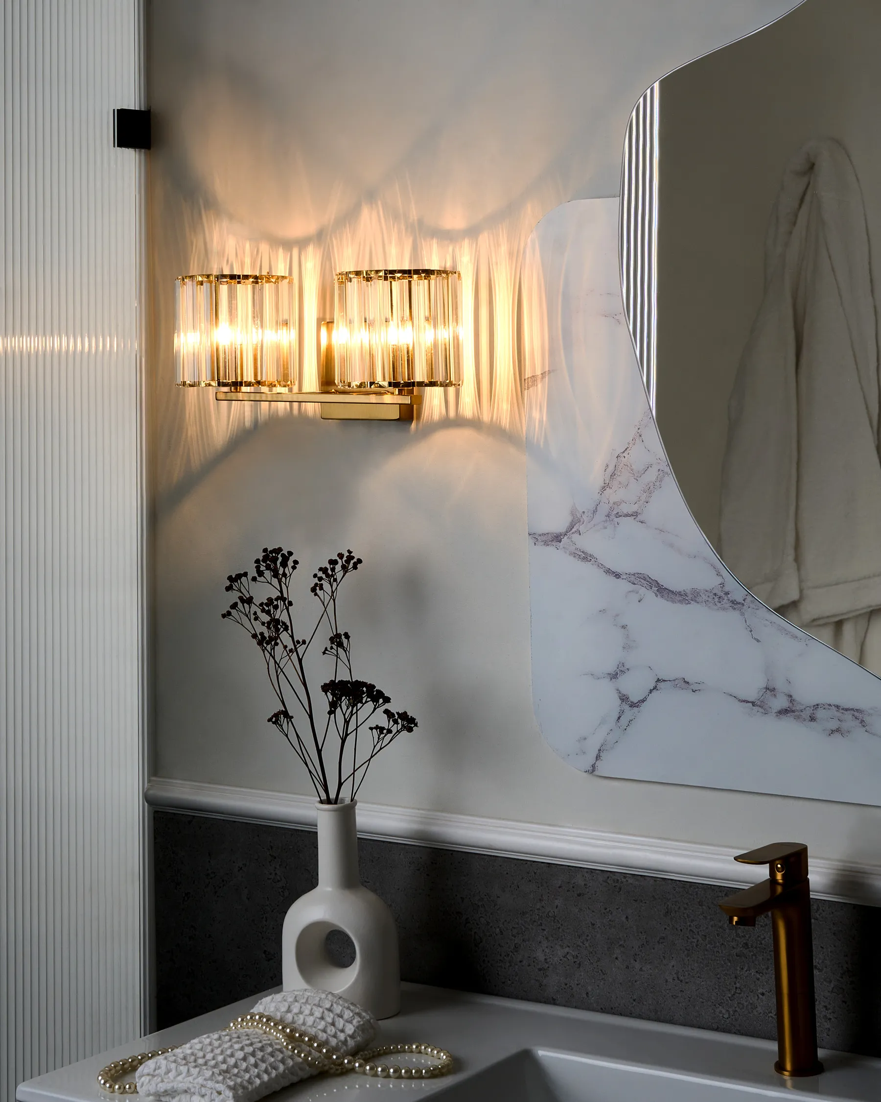 Wall Lamp LOURIDO Metal Gold_1010552