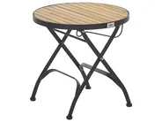 Stolik pomocniczy ogrodowy LASCARI 45 cm 45 cm Drewno akacjowe Jasnobrązowy_1074918