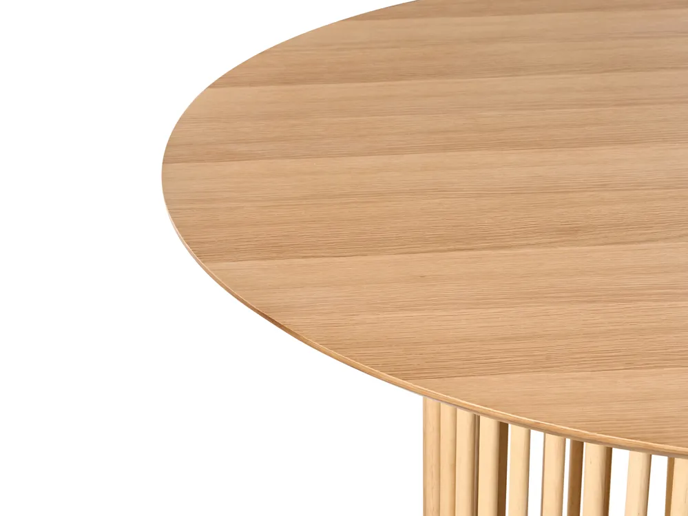 Dining Table BOYLE Light Oak 110 cm 110 cm_1027519