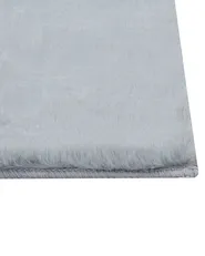 Tappeto in pelliccia sintetica MIRPUR Grigio chiaro 160 x 230 cm_858793
