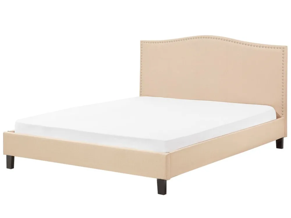 Bed Fabric MONTPELLIER 180 x 200 cm (EU Super King) Beige