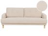 3-istuttava sohva vakosametti beige TUVE_912152