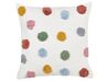 Conjunto de 2 almofadas decorativas com padrão de bolas em algodão multicolor 45 x 45 cm WALLFLOWER_906053