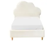 Kids Bed Cloud Boucle BELLEVUE 90 x 200 cm (EU Single) Off-White_984346