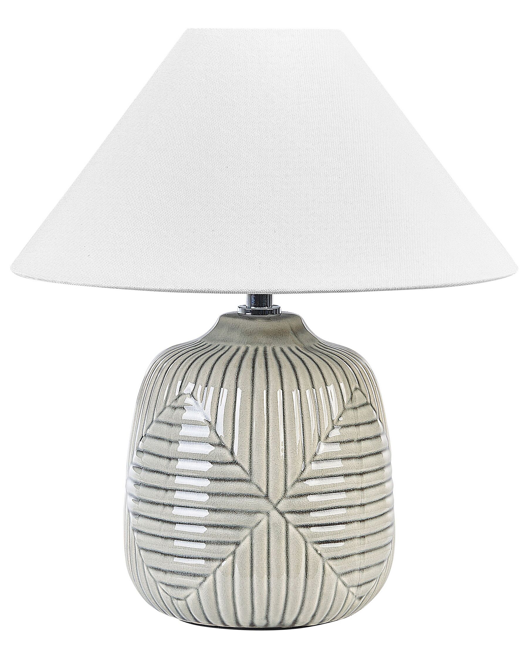 Bordslampa i keramik grå CANELLES_844199