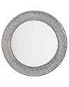 Lustro ścienne CHANNAY 80 cm 80 cm Metal Srebrny