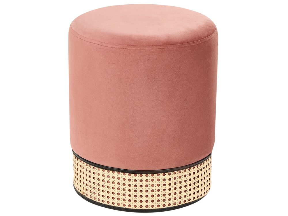 Pouffe YANKTON Velvet Pink