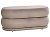 Upholstered Bench ELLENDALE Velvet Taupe