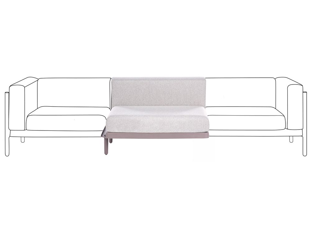 Modulo di estensione per divano da giardino FERRETTI Tortora