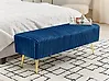 Upholstered Bench PATERSON Velvet Blue