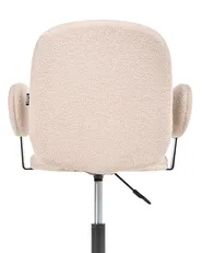 Sedia da scrivania MORAGA Bouclé Beige_1024880