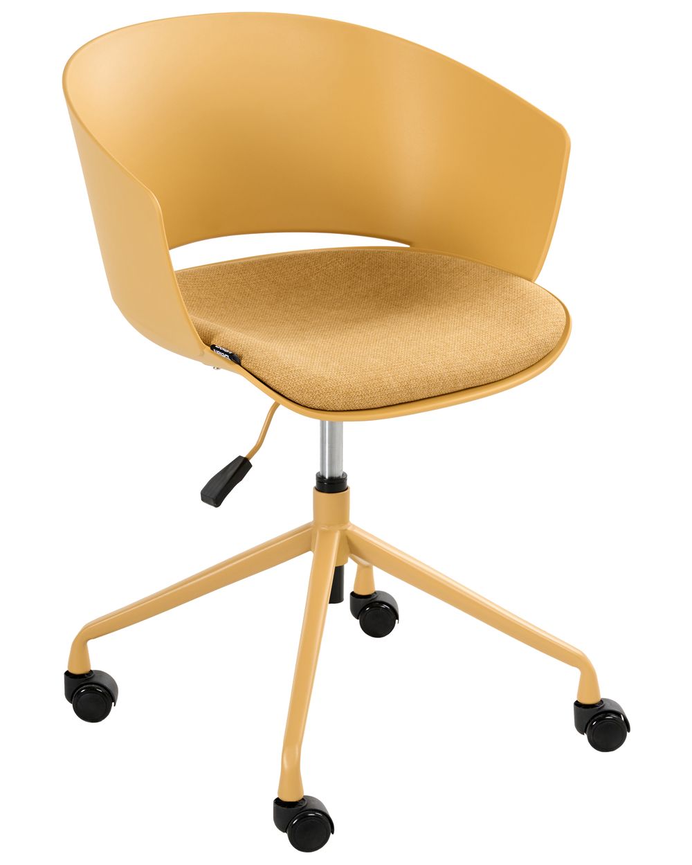 Office Chair GLEEFUL Fabric Yellow