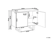 Szafka TIMBER Ciemnobrązowy_758022