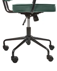 Sedia da scrivania PAWNEE Tessuto Verde scuro_851794