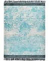 Rug AKARSU Blue 160 x 230 cm Viscose
