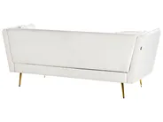 Sofa 3 Seater FREDERICA Velvet Off-White_965556
