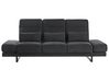 Sofa 3 Seater IKAST Fabric Black